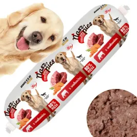 mokra-karma-1-kg-baton-z-wolowina-dla-psa-mieso-dla-psa-nasz-pies
