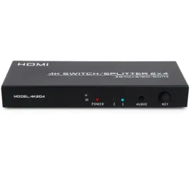 wieloportowy-rozdzielacz-przelacznik-hdmi-4k-60-hz-2-wejscia-4-wyjscia