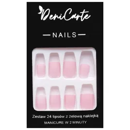 denicarte-7301-samoprzylepne-tipsy-do-paznokci-krotkie-rozowe-24-szt