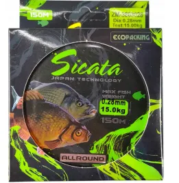 zylka-sicata-allround-150m-025mm-mistrall-karp-feeder-match