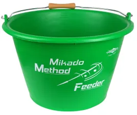 wiadro-do-zanet-mikado-method-feeder-17-l-zielone