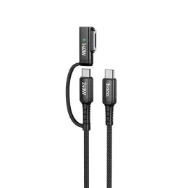 kabel-2w1-usb-c-do-usb-c-mag3-hoco-240w-18-m-u142-czarny