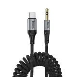 kabel-aux-jack-35-mm-do-usb-c-hoco-15-m-upa33b-czarny