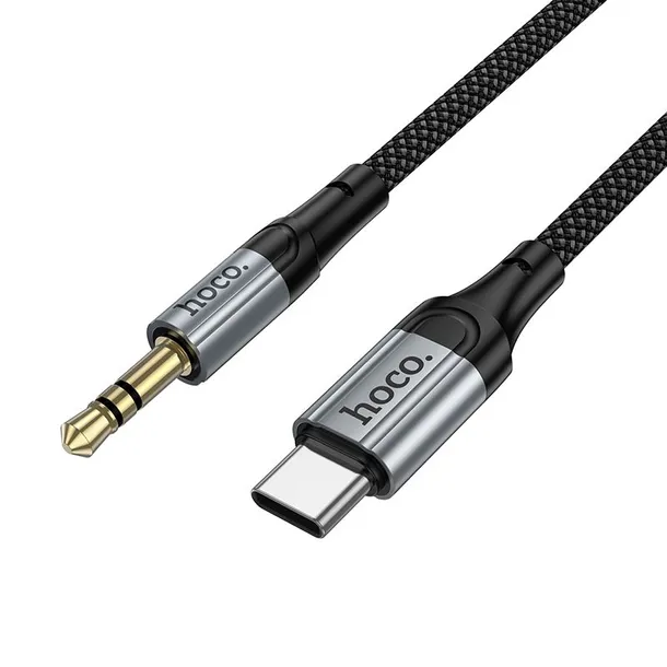 kabel-aux-jack-35-mm-do-usb-c-hoco-15-m-upa33b-czarny-marka-hoco