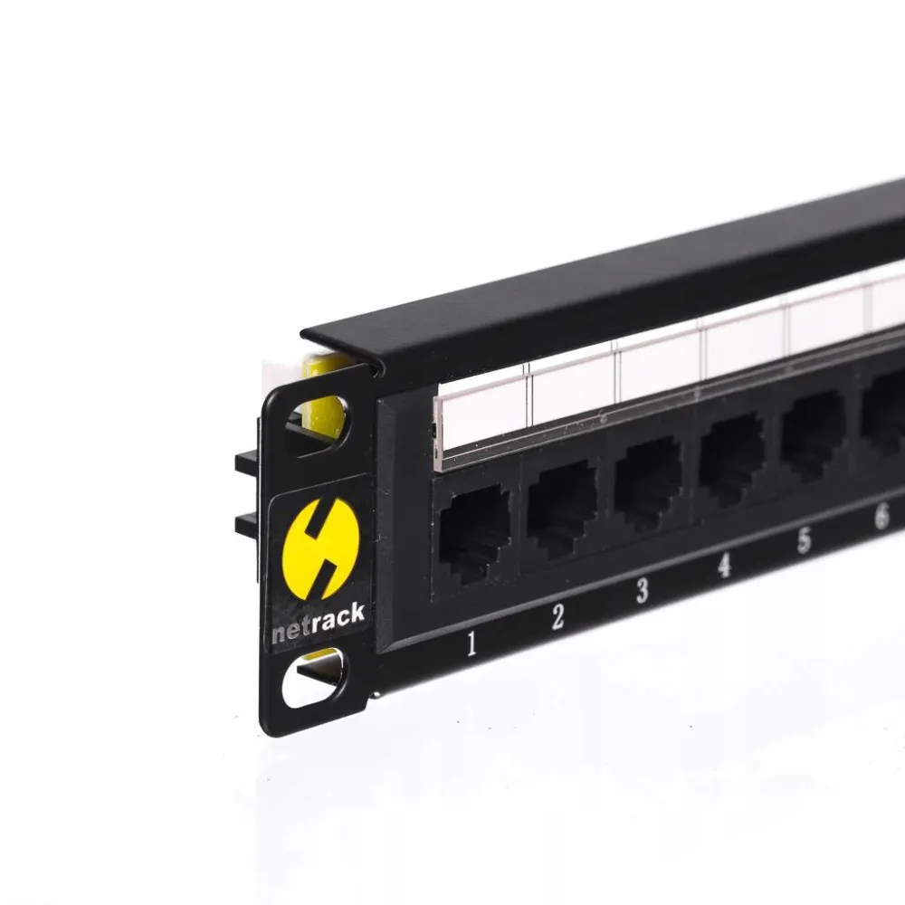 patch-panel-19-netrack-24-porty-kat-6a-ftp-wyposazony-stan-nowy