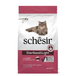schesir-karma-sucha-dla-kota-szynka-po-sterylizacji-i-lekkostrawna-400g
