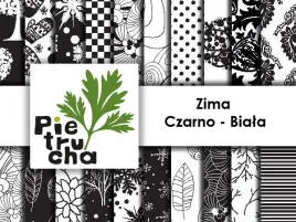 papier-do-scrapbookingu-czarno-biala-zima-kolekcja