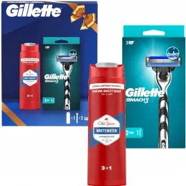 gillette-zestaw-prezentowy-mach-3-maszynka-2-nozyki-zel-old-spice-250ml