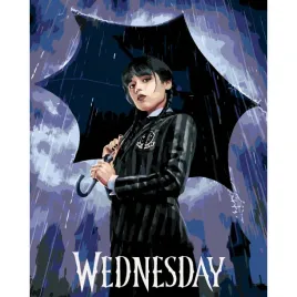 malowanie-po-numerach-z-rama-obrazy-do-malowania-wednesday-addams-40x50-cm