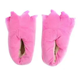 miekkie-kapcie-dzieciece-lapy-stitch-3d-rozowe-z-pazurami-27-32