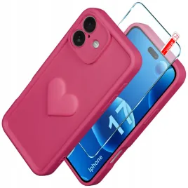 etui-do-iphone-17-case-silikonowe-matowe-serce-szklo-ochronne-9h