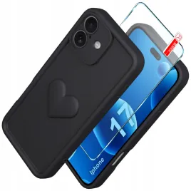 etui-do-iphone-17-case-silikonowe-matowe-serce-szklo-ochronne-9h