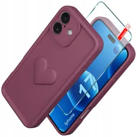 etui-do-iphone-17-case-silikonowe-matowe-serce-szklo-ochronne-9h