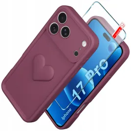 etui-do-iphone-17-pro-case-silikonowe-matowe-serce-szklo-ochronne-9h