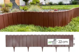 ekopalisada-ogrodowa-100-cm-wys-22-cm-brazowa