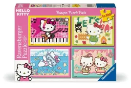 puzzle-dla-dzieci-2d-hello-kitty-zestaw-4x100el