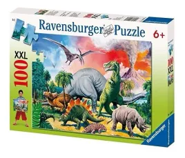 puzzle-100-posrod-dinozaurow