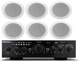6-glosnikow-naglosnienie-sufitowe-wzmacniacz-bluetooth-kable
