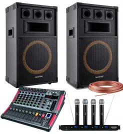 zestaw-naglosnienia-estradowy-wzmacniacz-mikrofony