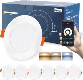 dusktec-reflektor-wpuszczany-led-alexa-7w-68mm-zestaw-4-szt-2700k-6000k