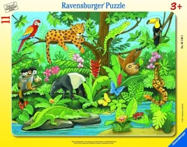 puzzle-11-co-tu-pasuje-zwierzeta-lasu-deszczowego