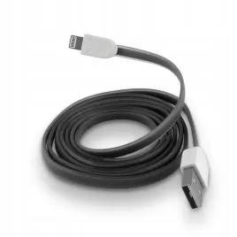 silikonowy-plaski-kabel-do-iphone-5s-czarny