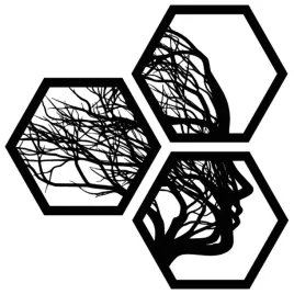 obrazy-azurowe-tryptyk-kobieta-heksagon