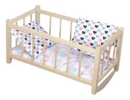 kolyska-drewniana-dla-lalek-naturalna-z-materacem-i-posciela-w-male-serca