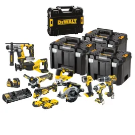 zestaw-combo-dewalt-dck1012p4t-qw-18v-xr-bl-4x5ah-10-narzedzi-4-walizki