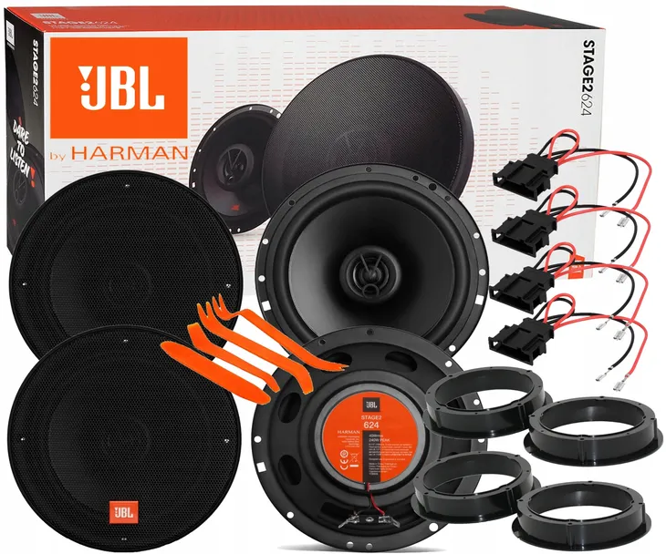 JBL 624 GŁOŚNIKI SKODA SUPERB 1 YETI PRZÓD TYŁ