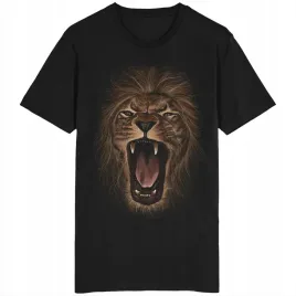 lion-koszulka-lew-krol-zwierzat-natura-dzungla