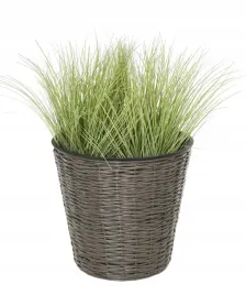 donica-ogrodowa-technorattan-szara-balkon-41-x-28-x-38-cm