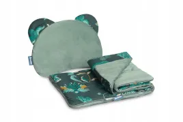 sensillo-komplet-do-wozka-lozeczka-velvet-paradise-szmaragdowy