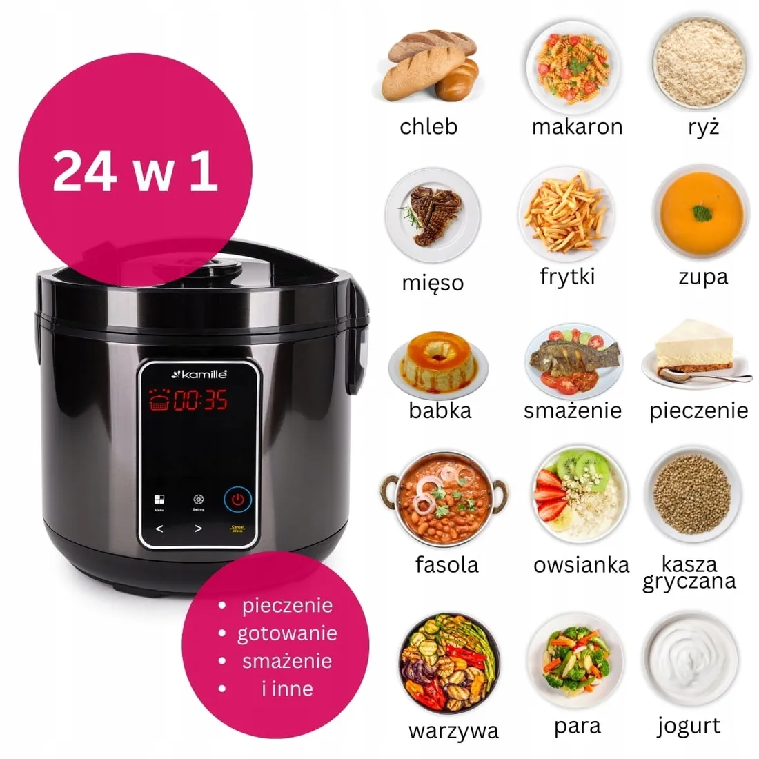 multicooker-kamille-6830-900w-5l-czarny-24-programy-stan-nowy