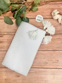 koc-wafelek-bawelniany-pompony-100x75-white-with-white