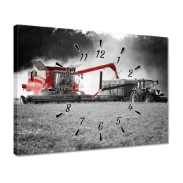 zegary-40x30-czerwony-kombajn-zniwa