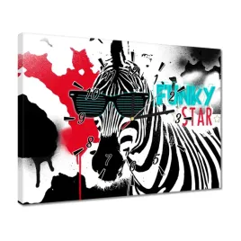 zegary-40x30-zebra-funky-star