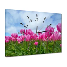 zegary-40x30-tulipany-kwiaty-kwiatki