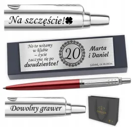 dlugopis-parker-jotter-czerwony-grawer-gratis-srebrna-tabliczka-prezent