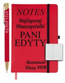 prezent-na-dzien-nauczyciela-zestaw-notes-i-dlugopis-czerwony-grawer-gratis