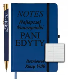 prezent-na-dzien-nauczyciela-zestaw-notes-i-dlugopis-granatowy-z-grawerem
