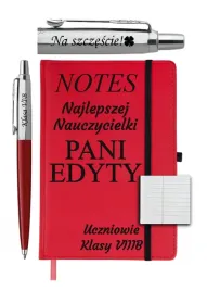 prezent-na-dzien-nauczyciela-zestaw-notes-i-dlugopis-jotter-czerwony-grawer