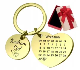 prezent-na-dzien-chlopaka-brelok-kalendarz-zloty-serce-grawer-gratis