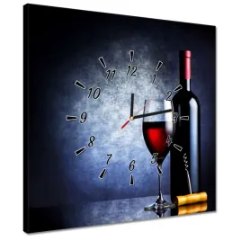 zegary-40x40-butelka-czerwonego-wina-i-kieliszek