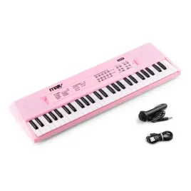 keyboard-dla-dziewczynki-54-klawiszy-akumulator-mikrofon-kd54-max-rozowy