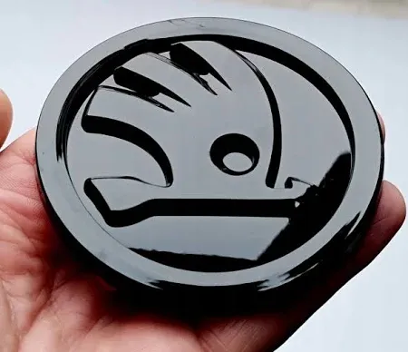 emblemat-logo-znaczek-do-skoda-90mm-czarny-polysk