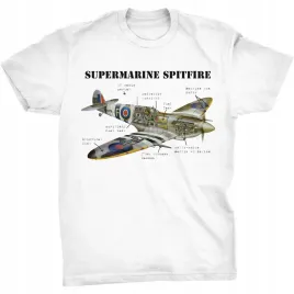 spitfire-koszulka-lotnicza-samolot-mysliwiec