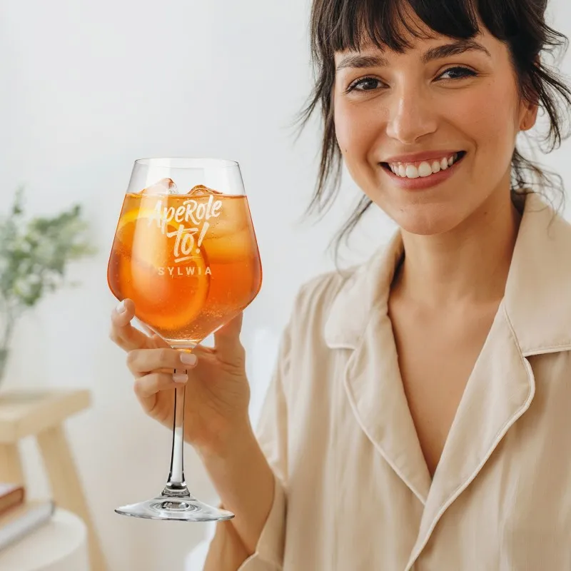 KIELISZEK XXL 860 ml z GRAWEREM dla Niej, WINO, PREZENT