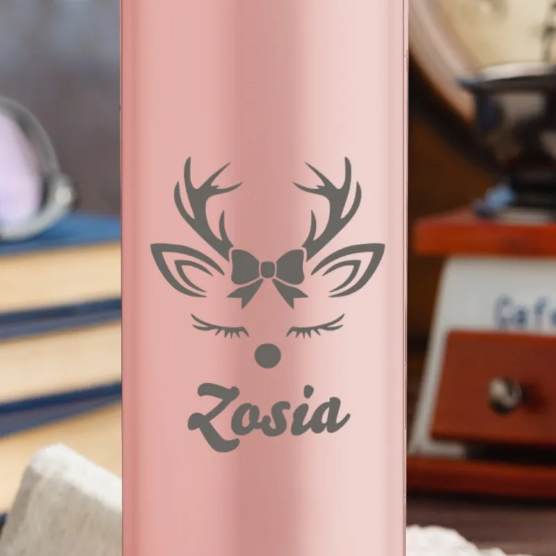 KUBEK termiczny z TERMOMETREM i GRAWEREM na ŚWIĘTA dla NIEJ