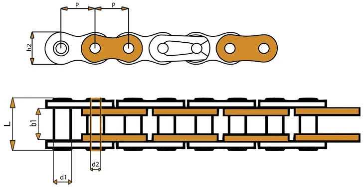 lancuch-05b-1-cena-za-1m-numer-katalogowy-oryginalu-05b-1